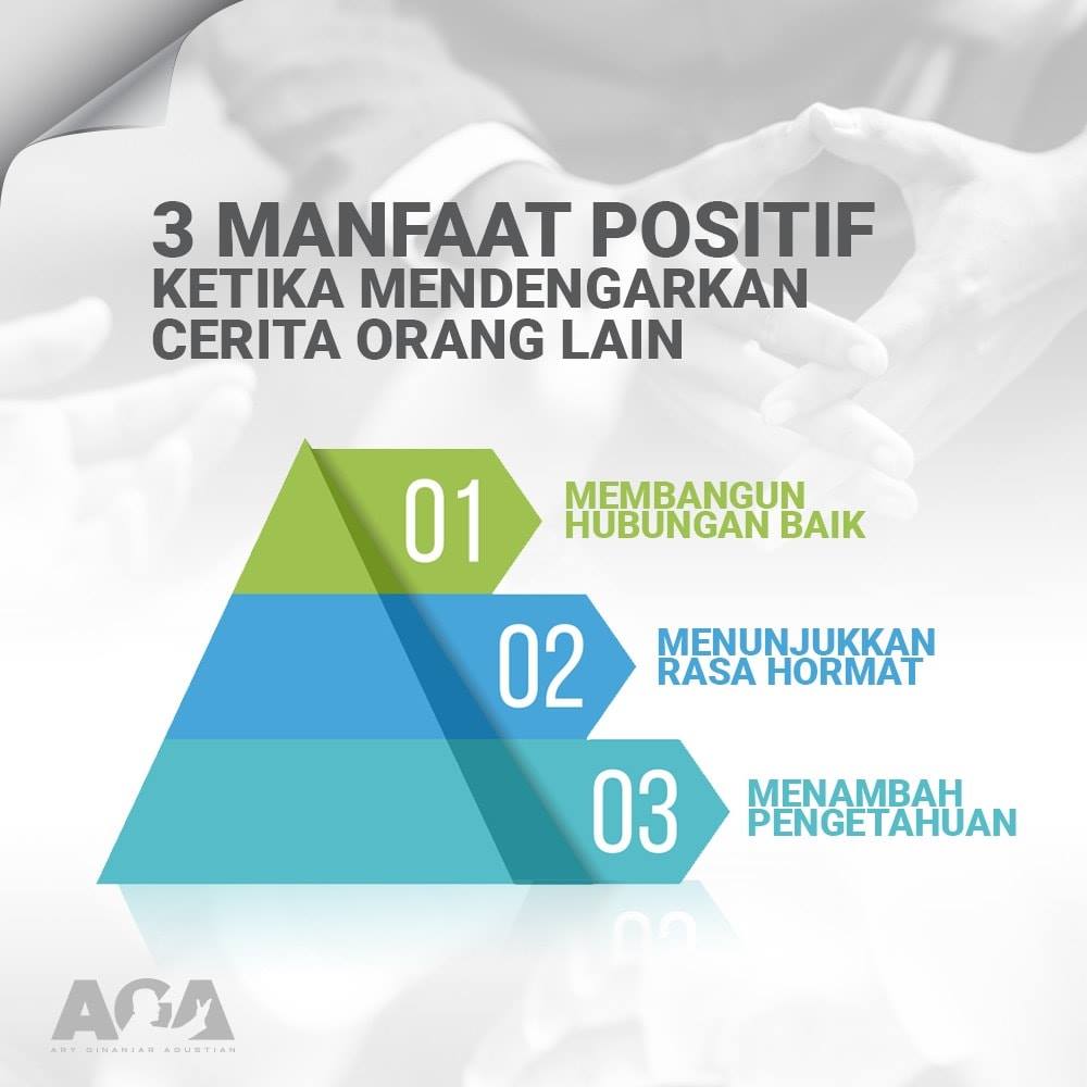3 Manfaat Positif Ketika Mendengarkan Cerita Orang Lain - Ary Ginanjar Agustian
