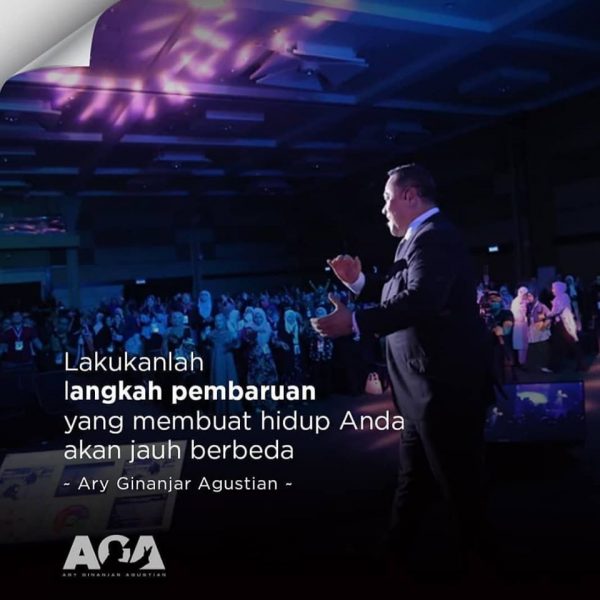 Quotes Ary Ginanjar Agustian,Lakukanlah langkah pembaruan yang membuat hidup Anda akan jauh berbeda
