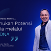 Ary Ginanjar menjelaskan pemetaan potensi manusia melalui pendekatan TalentDNA kepada profesional muda Indonesia