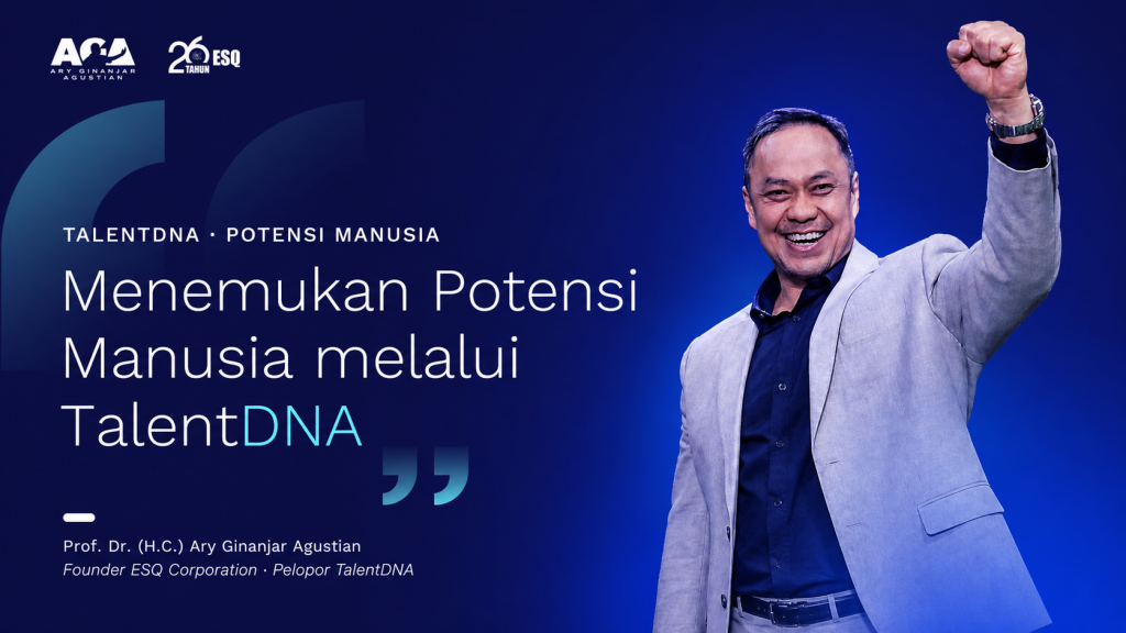 Ary Ginanjar menjelaskan pemetaan potensi manusia melalui pendekatan TalentDNA kepada profesional muda Indonesia