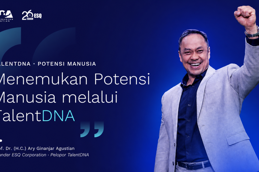 Ary Ginanjar menjelaskan pemetaan potensi manusia melalui pendekatan TalentDNA kepada profesional muda Indonesia