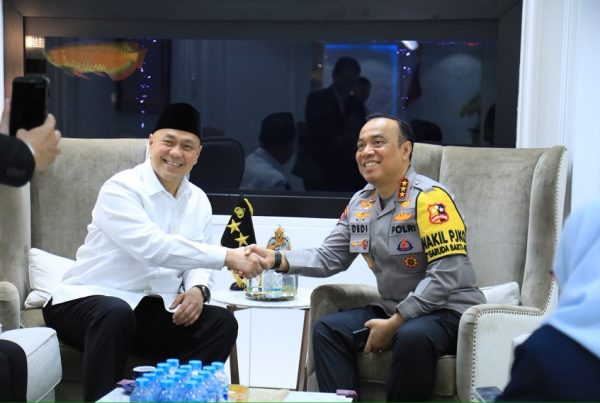 Wakapolri Dedi Prasetyo dan Ary Ginanjar membahas sistem karier Polri berbasis TalentDNA dan Agentic AI di Mabes Polri